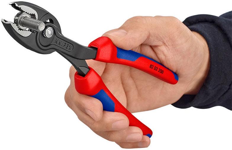 KNIPEX 200mm TwinGrip Slip Joint Plier 8202200SB