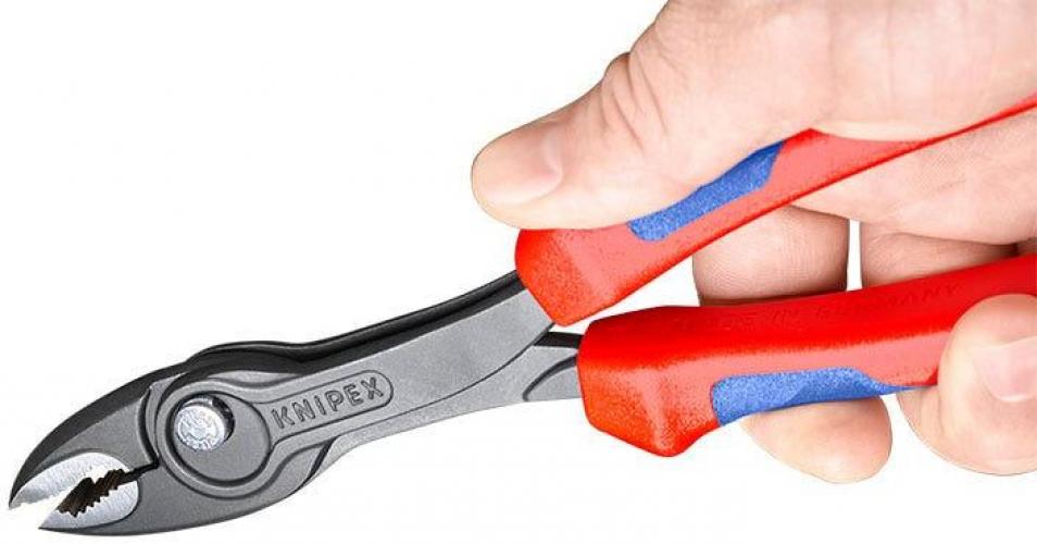 KNIPEX 200mm TwinGrip Slip Joint Plier 8202200SB