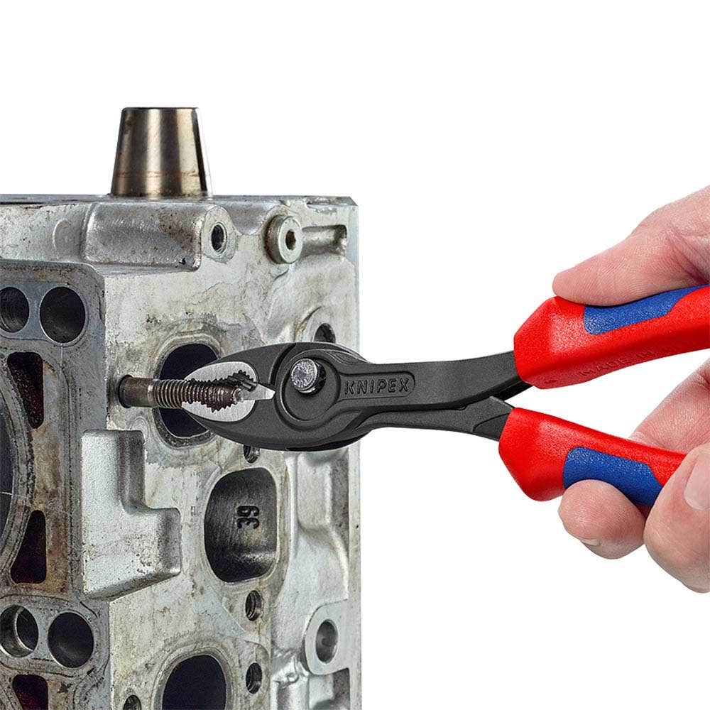 KNIPEX 200mm TwinGrip Slip Joint Plier 8202200SB