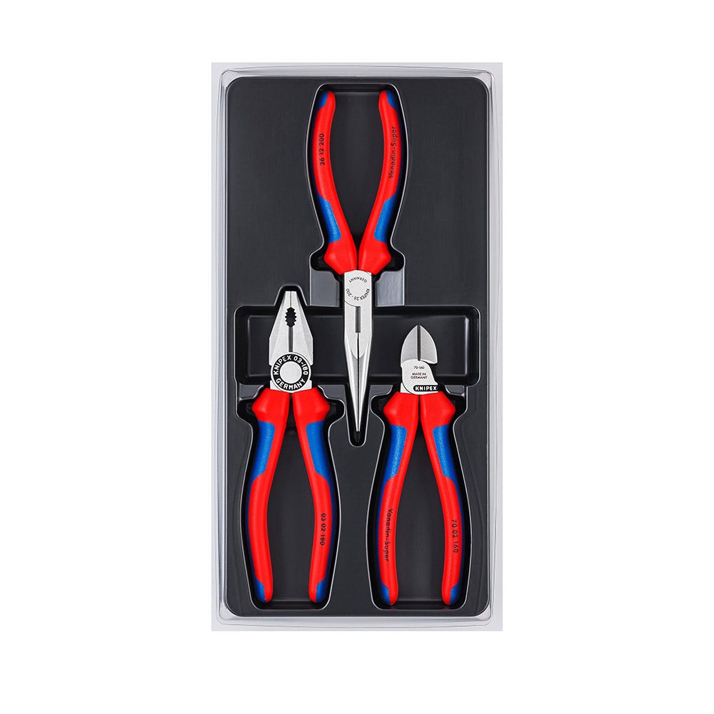 KNIPEX 3 Piece Assembly Pack Plier Set 00 20 11