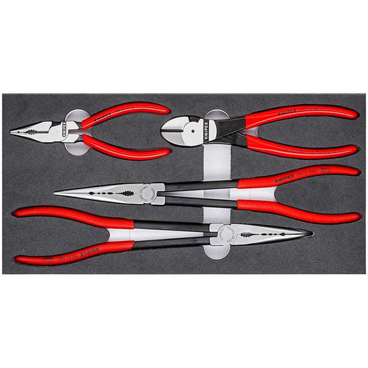 KNIPEX 4 Piece Mixed Plier Foam Tray Set 00 20 01 V16