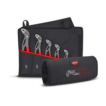 KNIPEX 5 Piece Cobra Plier Tool Roll Set 00 19 55 S5