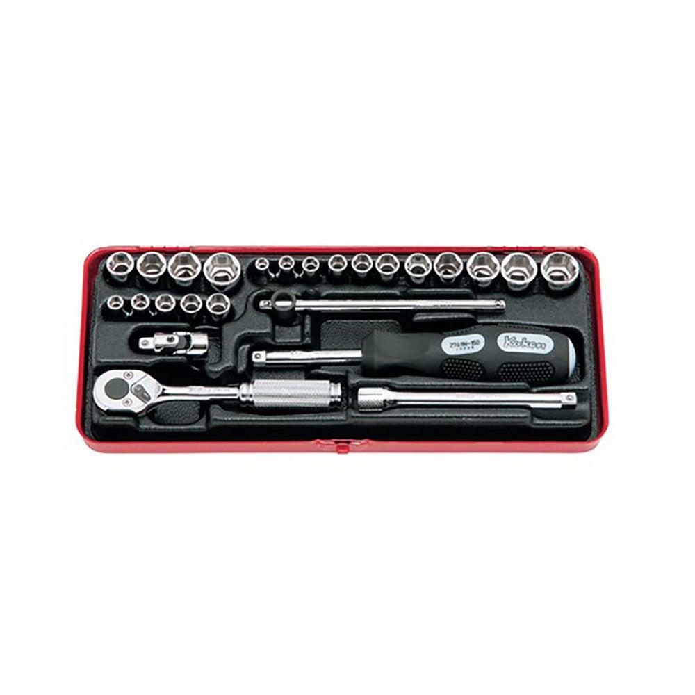 KOKEN 1 4inch Drive Metric AF Socket Set - 25 Piece KO2201AM