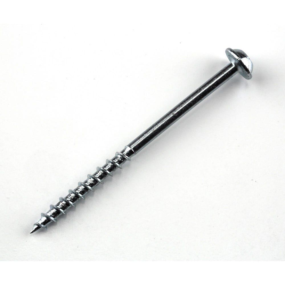 KREG 64mm Coarse Thread Maxi-Loc Zinc Pocket Hole Screws - 125 Piece KR-SMLC250-125