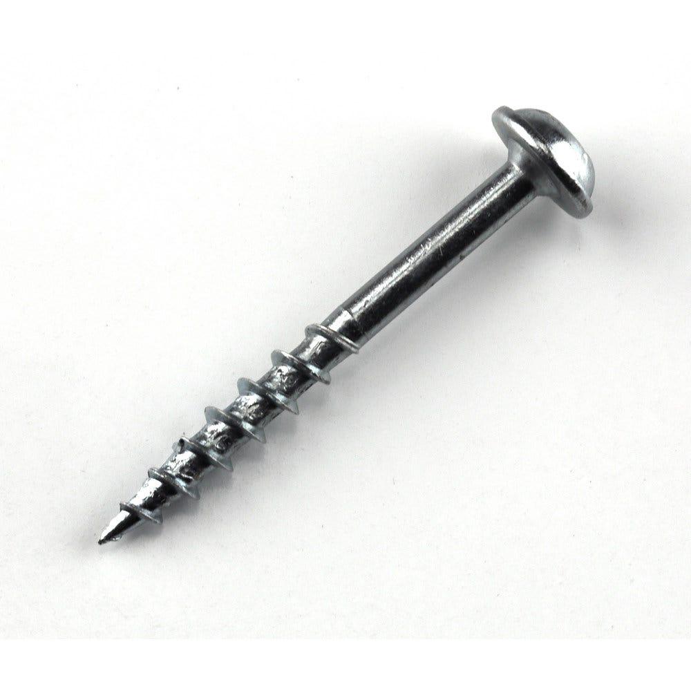 KREG Pocket Hole Screws Fine-Thread Zinc 32mm - 500 Piece KR-SMLC150-500