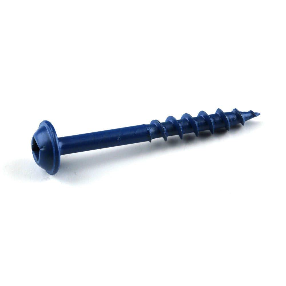 KREG Pocket Hole Screws Coarse Blue-Kote 38mm - 100 Piece KR-SMLC150B-100