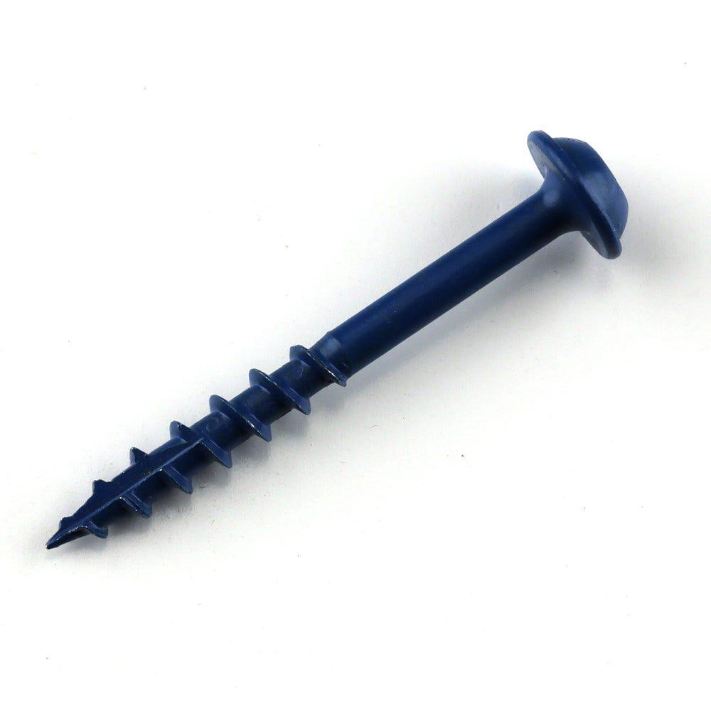 KREG Pocket Hole Screws Coarse Blue-Kote 38mm - 100 Piece KR-SMLC150B-100