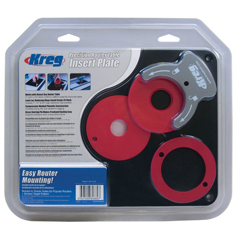 KREG Router Table Insert Plate Blank KR-PRS4038