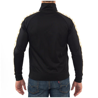 Kappa 222 Banda Anniston Men's Slim Jacket Black, White and Gold