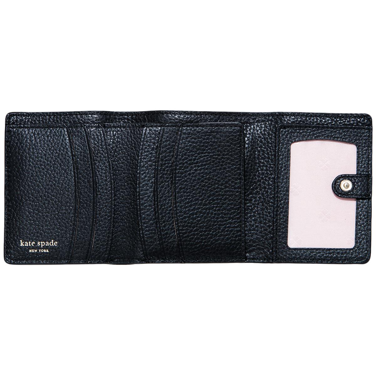 Kate Spade Polly Small Trifold Wallet Black PWRU7316001