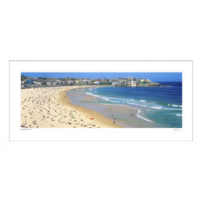Ken Duncan Bondi Beach NSW Framed Print White 161 x 77.3cm