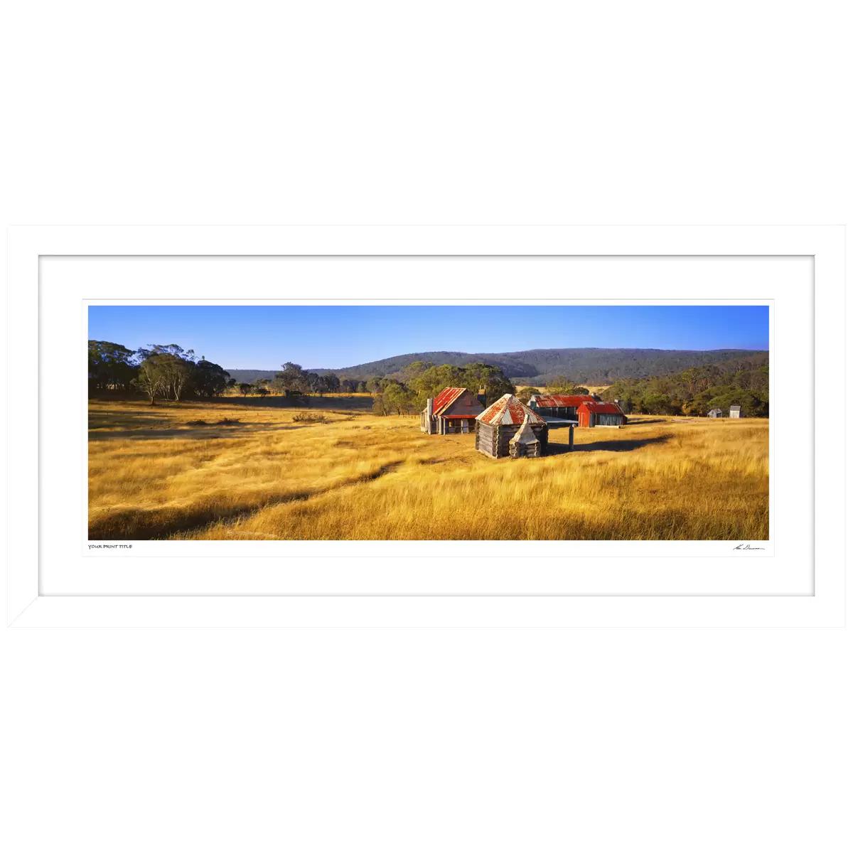 Ken Duncan Coolamine Homestead NSW Black Framed Print 51.9 x 101.2cm