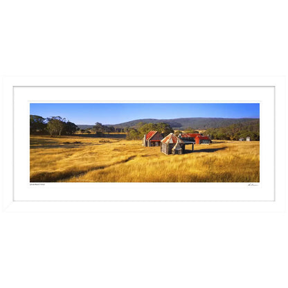 Ken Duncan Coolamine Homestead NSW Black Framed Print 51.9 x 101.2cm