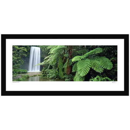 Ken Duncan Millaa Millaa Falls QLD Framed Print White 161 x 85.8cm