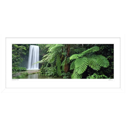Ken Duncan Millaa Millaa Falls QLD Black Framed Print 140 x 75cm