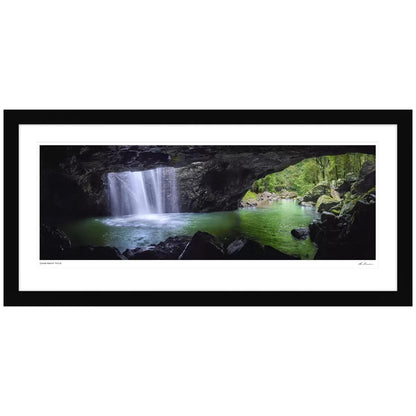 Ken Duncan Natural Bridge QLD Framed Print White 101.2 x 51.9cm