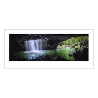 Ken Duncan Natural Bridge QLD Framed Print 60.9 x 127.6cm