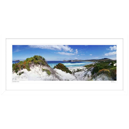 Ken Duncan Sand Dunes Lucky Bay WA Framed Print Black 161 x 77.3cm