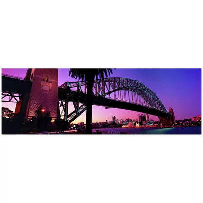 Ken Duncan Sunset Sydney Harbour Bridge Framed Print Black 127.6 x 60.9cm