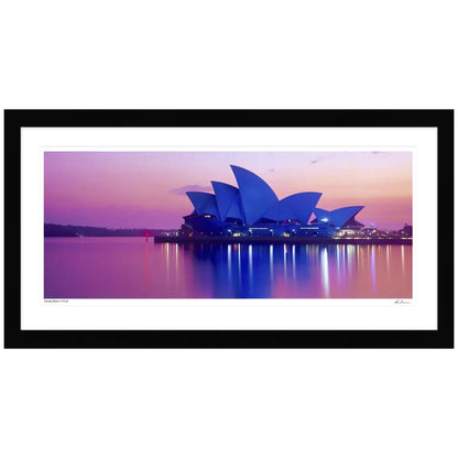 Ken Duncan Sydney Opera House at Daybreak NSW Framed Print Black 161 x 77.3cm