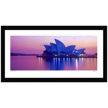 Ken Duncan Sydney Opera House at Daybreak NSW White Framed Print 127.6 x 60.9cm