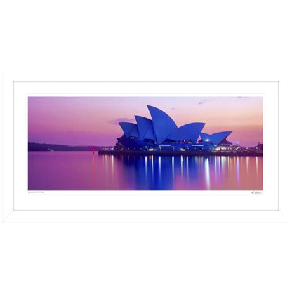 Ken Duncan Sydney Opera House at Daybreak NSW White Framed Print 127.6 x 60.9cm