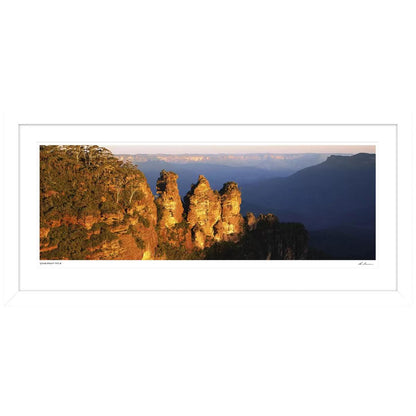 Ken Duncan The Three Sisters NSW Framed Print White 161 x 77.3cm