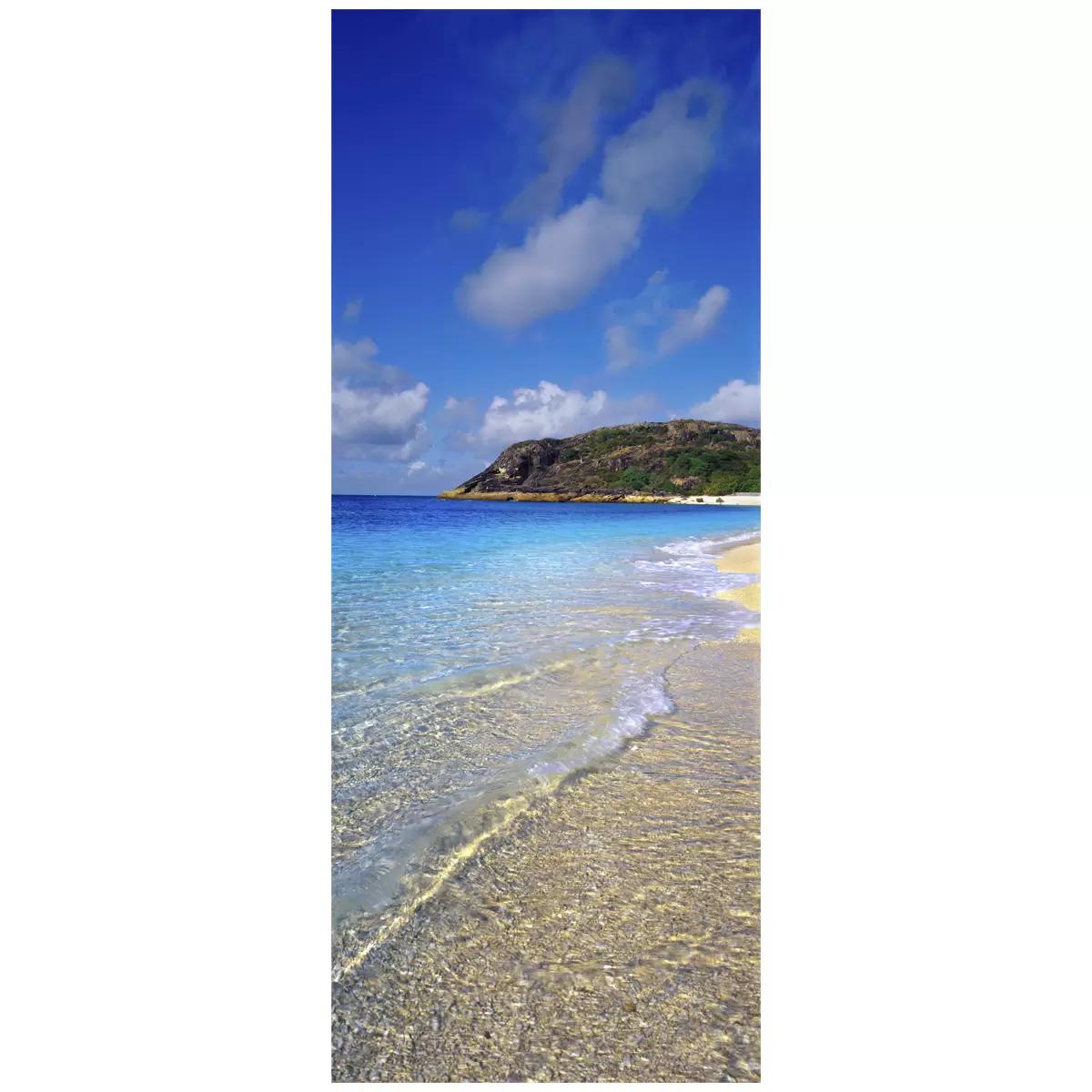Ken Duncan Tranquil Getaway Framed Print White 85.8 x 161cm