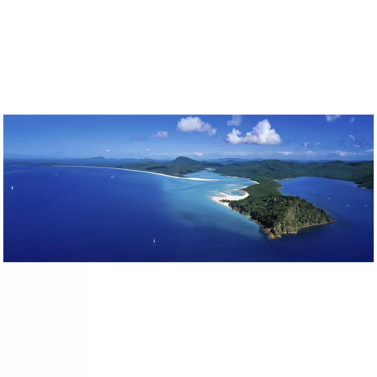 Ken Duncan Whitsundays QLD Framed Print White 127.6 x 67.6cm
