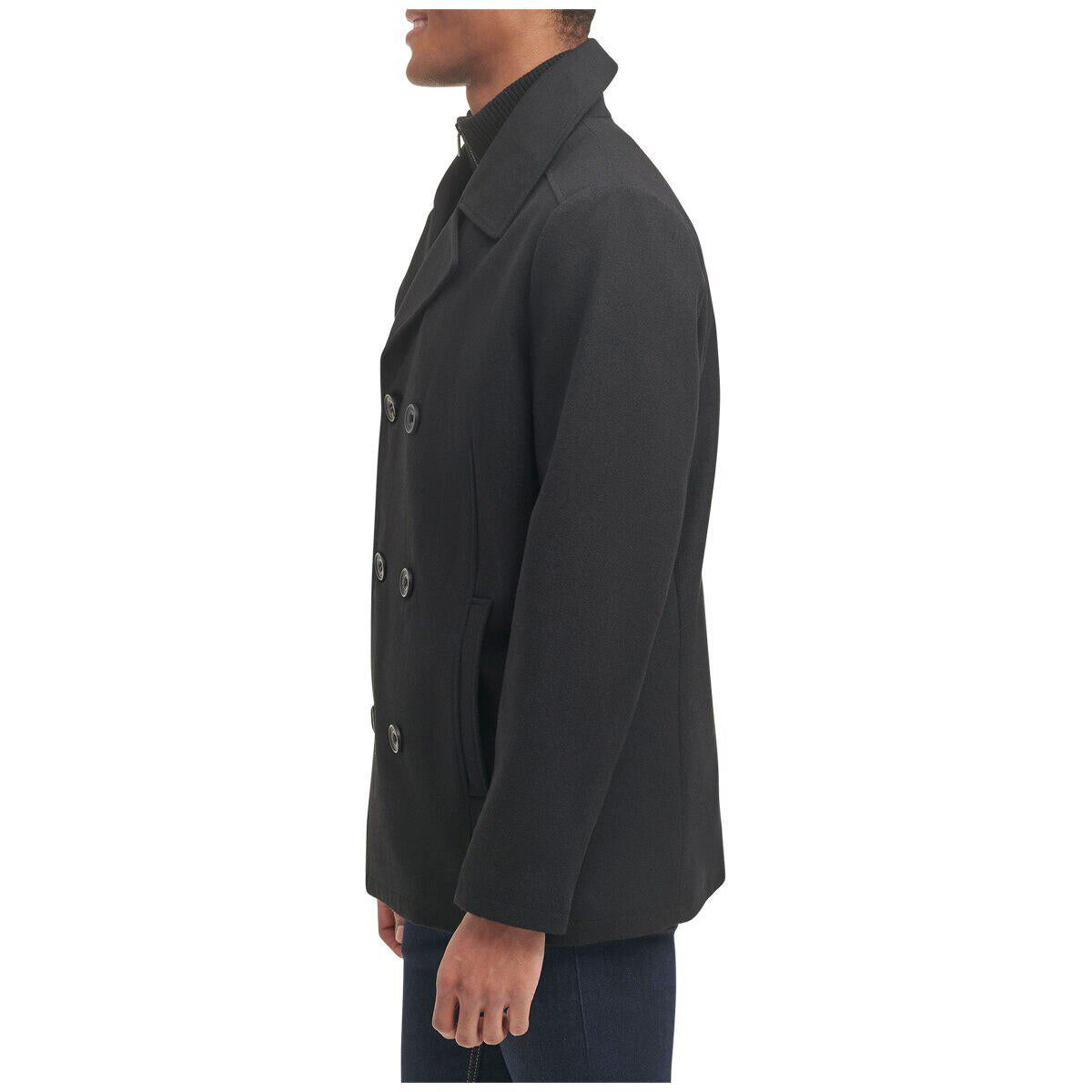 Kenneth Cole Men's Wool Coat Black