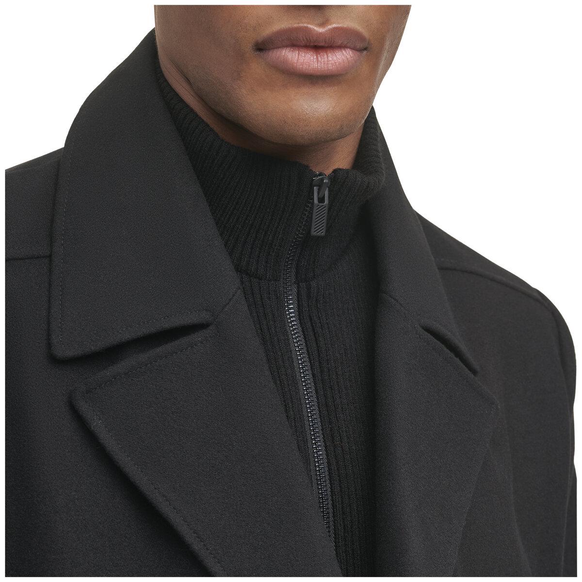 Kenneth Cole Men's Wool Coat Black