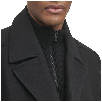 Kenneth Cole Men's Wool Coat Black