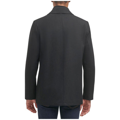 Kenneth Cole Men's Wool Coat Black