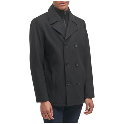 Kenneth Cole Men's Wool Coat Black