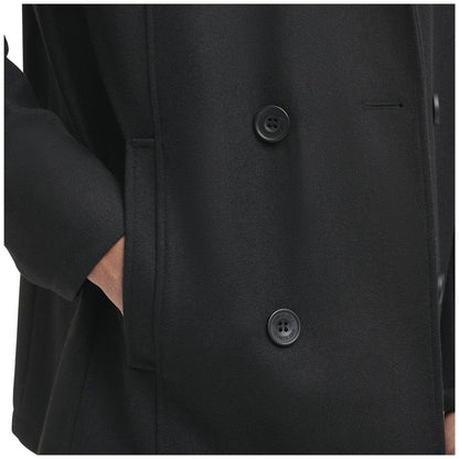 Kenneth Cole Men's Wool Coat Black