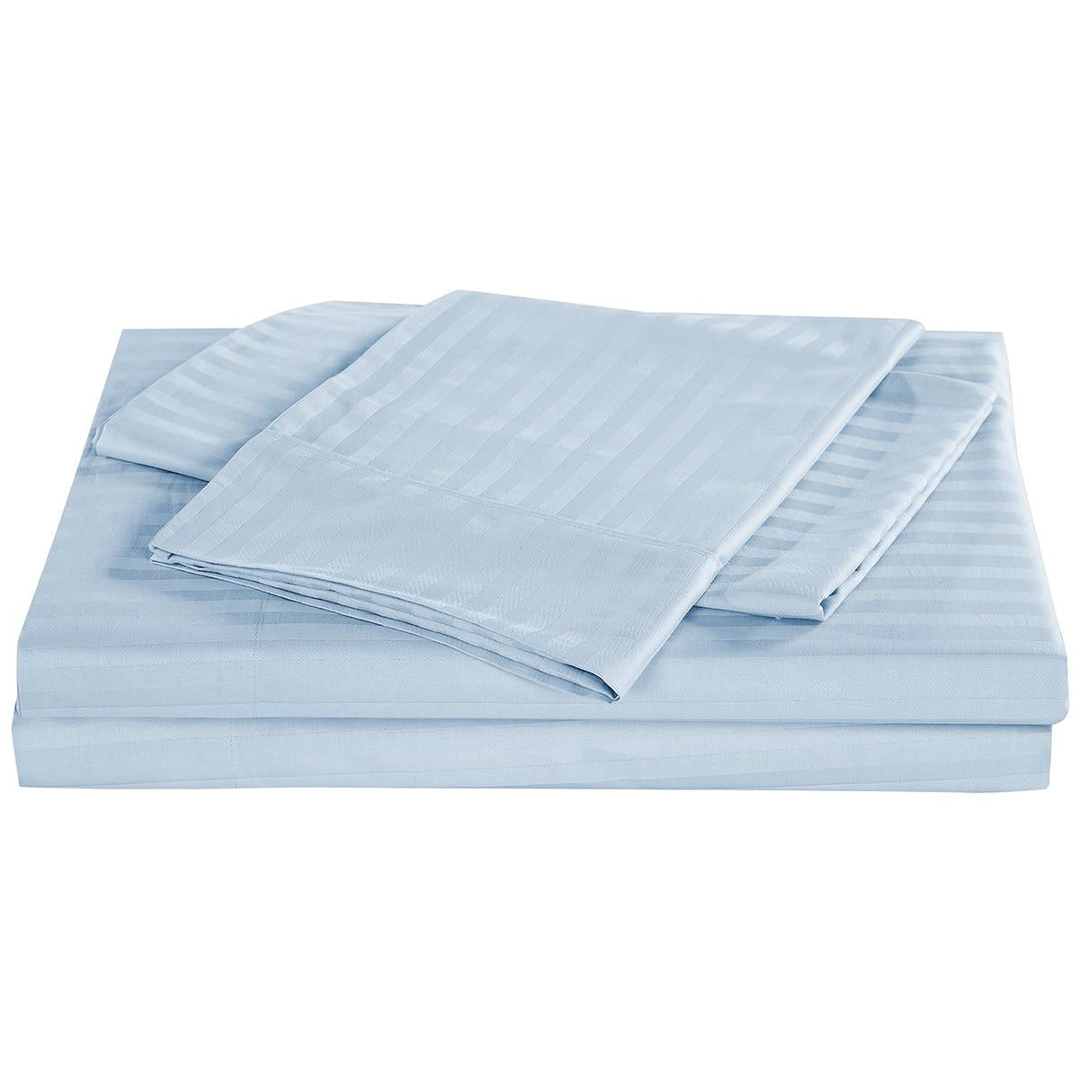 Kensington 1200 Thread Count 100% Egyptian Cotton Queen Sheet Set Chambray