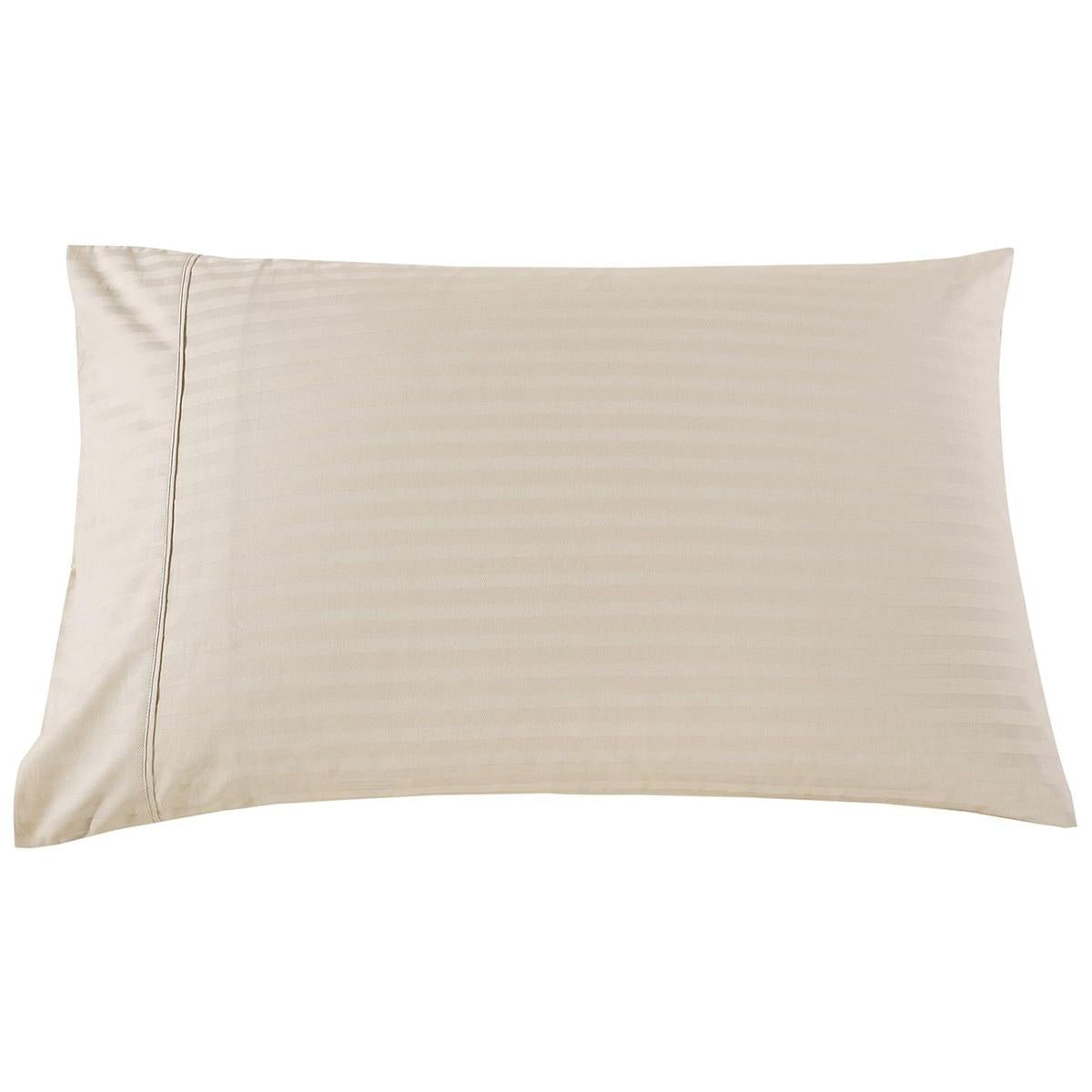 Kensington 1200 Thread Count Cotton Stripe Single Sheet Set Sand