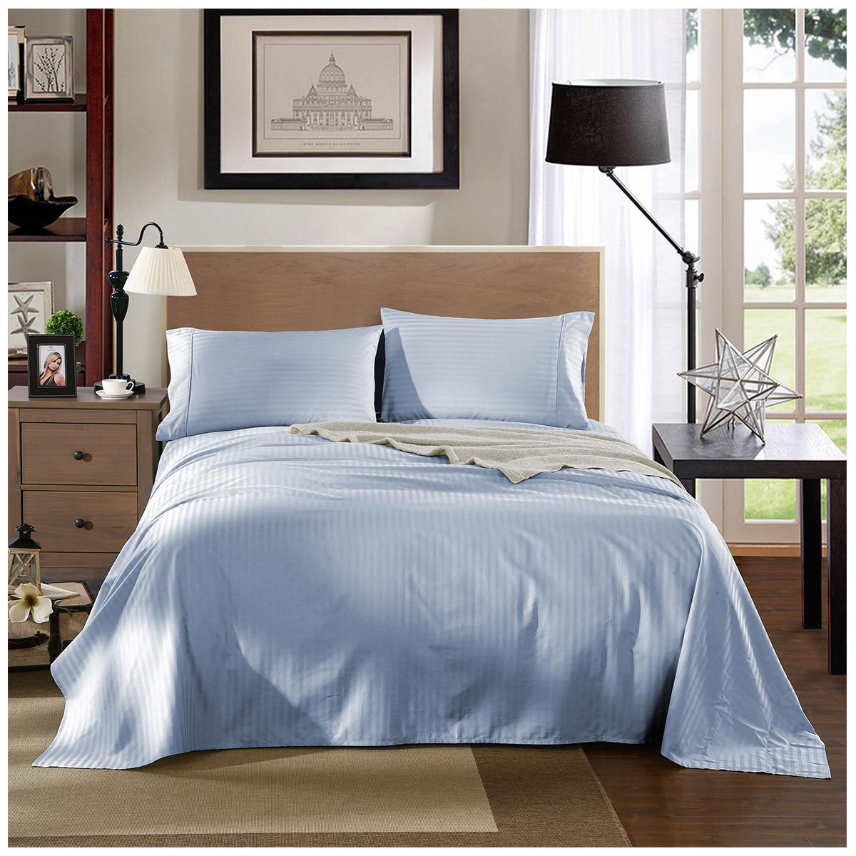 Kensington 1200 Thread Count 100% Egyptian Cotton Queen Sheet Set Chambray