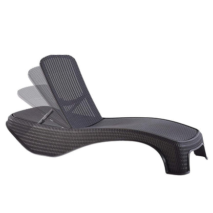 Keter Atlantic Sun Lounger Graphite Set 2 Piece