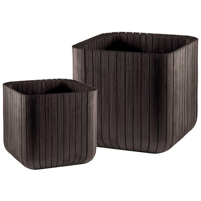 Keter Cube Planter Small And Medium 2 Piece Set
