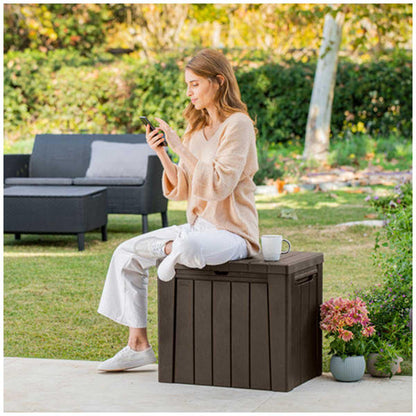 Keter Urban Storage 2 In 1 Storage Box Seat