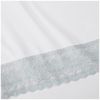 Kingtex 1500 Thread Count Crochet Lace Microfibre Sheet Set Single Rose Pink/ Rose Pink