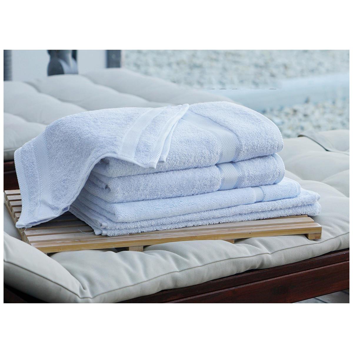 Kingtex Plain Dyed Combed Cotton Bath Sheet Set 7 Piece Forest