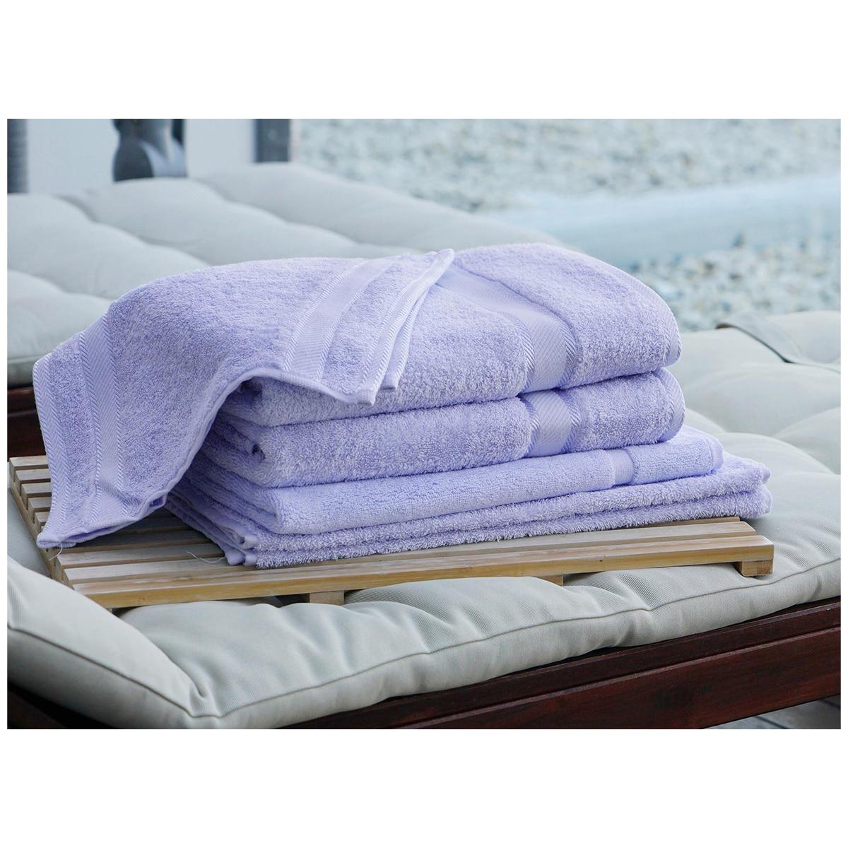 Kingtex Plain Dyed Combed Cotton Bath Sheet Set 7 Piece Forest