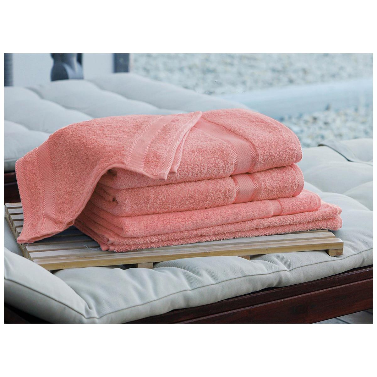 Kingtex Plain Dyed Combed Cotton Bath Sheet Set 7 Piece Forest