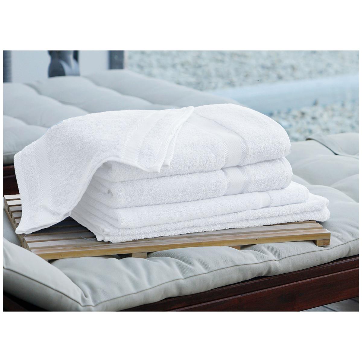 Kingtex Plain Dyed Combed Cotton Bath Sheet Set 7 Piece Forest