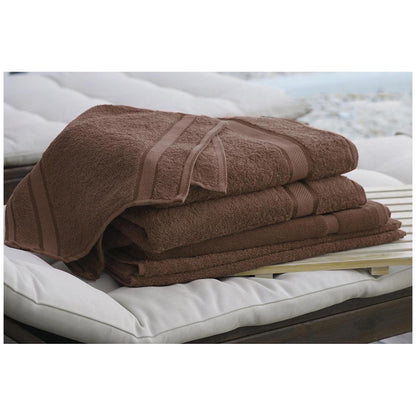 Kingtex Plain Dyed Combed Cotton Bath Sheet Set 7 Piece Forest