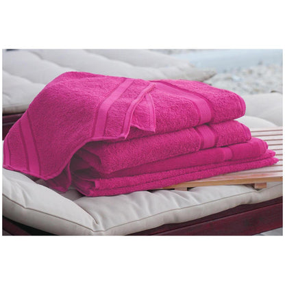 Kingtex Plain Dyed Combed Cotton Bath Sheet Set 7 Piece Forest