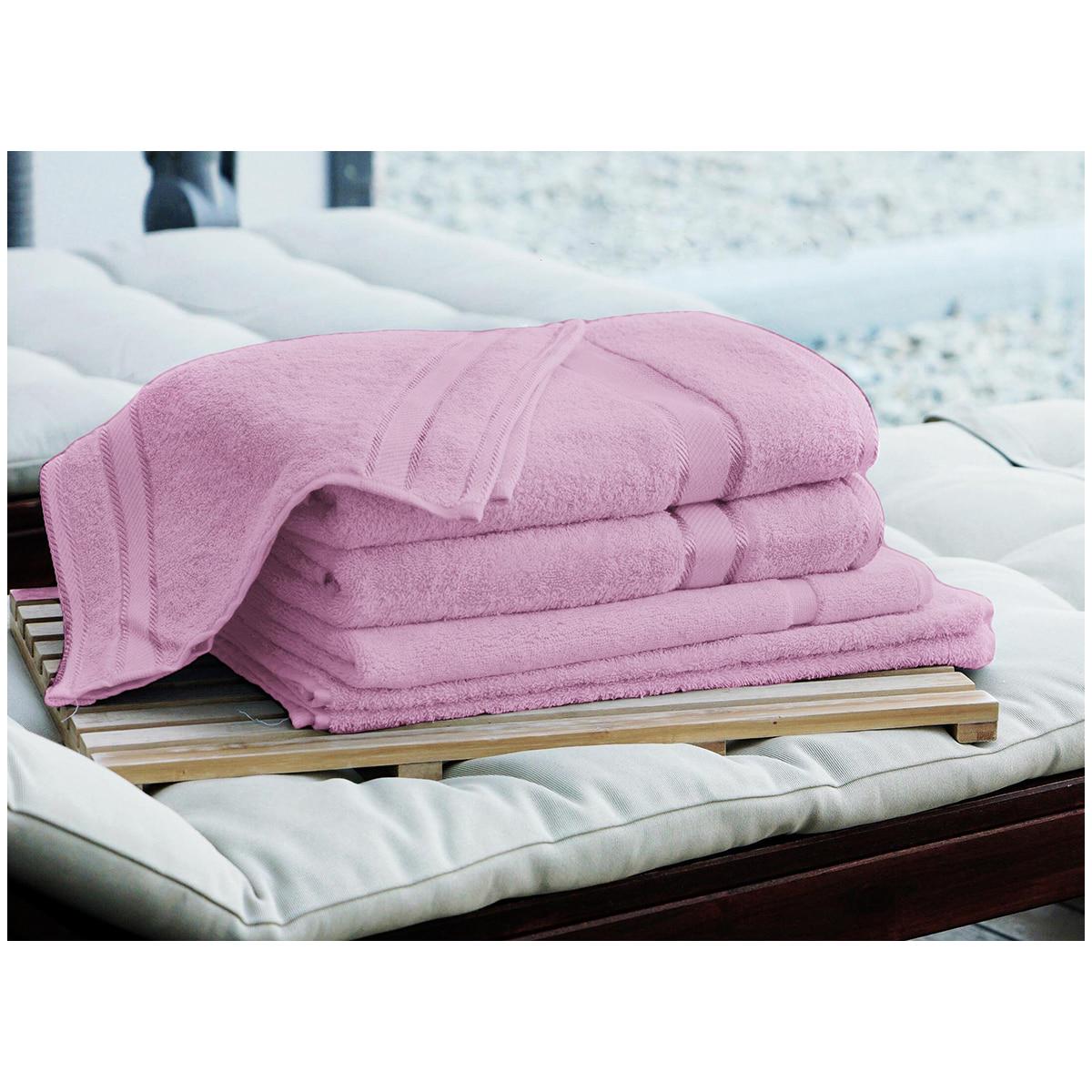 Kingtex Plain Dyed Combed Cotton Bath Sheet Set 7 Piece Forest