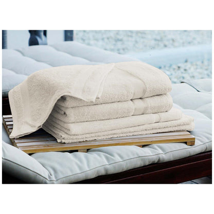 Kingtex Plain Dyed Combed Cotton Bath Sheet Set 7 Piece Forest